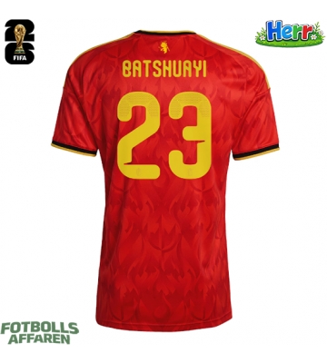 Belgien Michy Batshuayi #23 Hemmatröja VM 2026 Kortärmad
